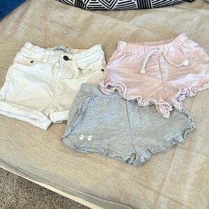 Girls size 2/3 short set UC under Armour and Zara